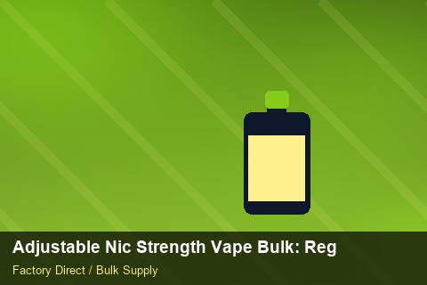 Adjustable Nic Strength Vape Bulk — Adjustable Nic Strength Vape Bulk: Regulatory Update — Nicotine Strengths photo 1