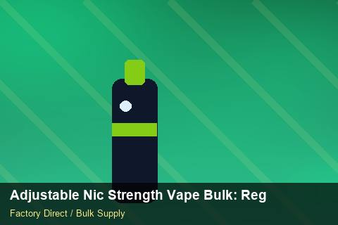 Adjustable Nic Strength Vape Bulk — Adjustable Nic Strength Vape Bulk: Regulatory Update — Nicotine Strengths photo 2