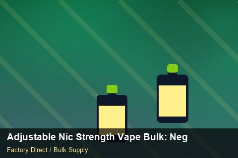 Adjustable Nic Strength Vape Bulk — Adjustable Nic Strength Vape Bulk: Negotiation Tips — Nicotine Strengths photo 2