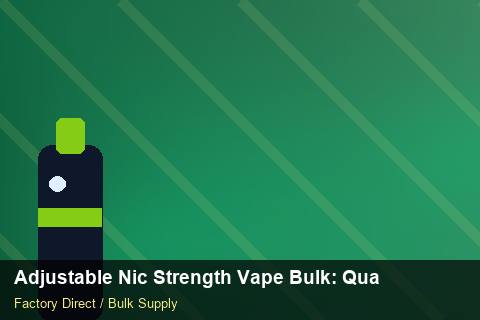 Adjustable Nic Strength Vape Bulk — Adjustable Nic Strength Vape Bulk: Quality Control Process — Nicotine Strengths photo 1