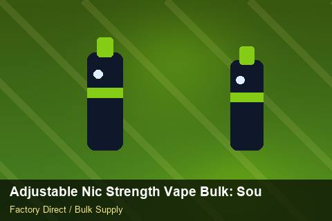 Adjustable Nic Strength Vape Bulk — Adjustable Nic Strength Vape Bulk: Sourcing Workflow — Nicotine Strengths photo 1