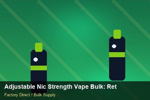 Adjustable Nic Strength Vape Bulk — Adjustable Nic Strength Vape Bulk: Returns & Warranty — Nicotine Strengths photo 1