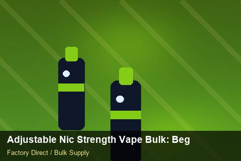 Adjustable Nic Strength Vape Bulk — Adjustable Nic Strength Vape Bulk: Beginner's Guide — Nicotine Strengths photo 1