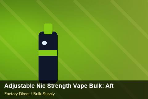 Adjustable Nic Strength Vape Bulk — Adjustable Nic Strength Vape Bulk: After-Sales Support — Packaging Choices photo 1