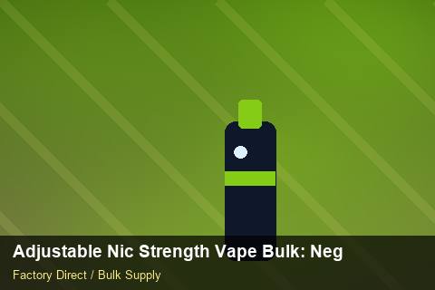 Adjustable Nic Strength Vape Bulk — Adjustable Nic Strength Vape Bulk: Negotiation Tips — Packaging Choices photo 1