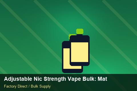 Adjustable Nic Strength Vape Bulk — Adjustable Nic Strength Vape Bulk: Material & Ingredients — Packaging Choices photo 1