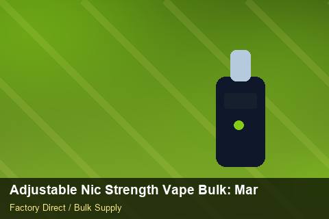 Adjustable Nic Strength Vape Bulk — Adjustable Nic Strength Vape Bulk: Margin Calculator — Packaging Choices photo 2