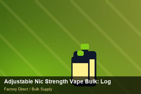 Adjustable Nic Strength Vape Bulk — Adjustable Nic Strength Vape Bulk: Logistics Solutions — Packaging Choices photo 1