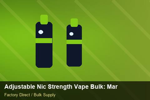 Adjustable Nic Strength Vape Bulk — Adjustable Nic Strength Vape Bulk: Market Comparison — Packaging Choices photo 2