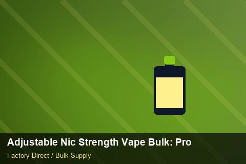 Adjustable Nic Strength Vape Bulk — Adjustable Nic Strength Vape Bulk: Procurement Checklist — Packaging Choices photo 1