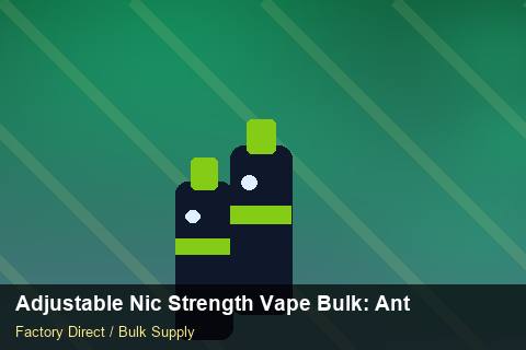 Adjustable Nic Strength Vape Bulk — Adjustable Nic Strength Vape Bulk: Anti-Counterfeit Measures — Packaging Choices photo 2