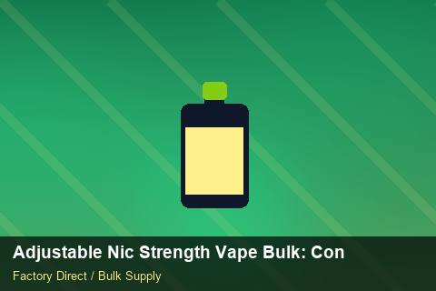 Adjustable Nic Strength Vape Bulk — Adjustable Nic Strength Vape Bulk: Contract Essentials — Packaging Choices photo 2