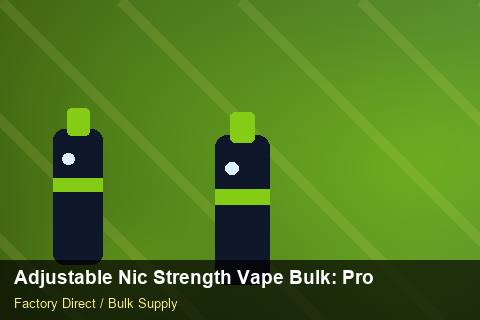 Adjustable Nic Strength Vape Bulk — Adjustable Nic Strength Vape Bulk: Product Launch Playbook — Packaging Choices photo 2