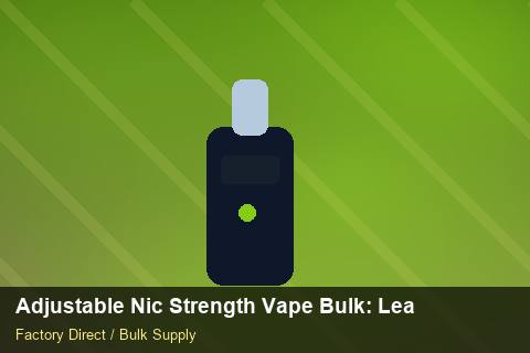 Adjustable Nic Strength Vape Bulk — Adjustable Nic Strength Vape Bulk: Lead Time & MOQ — Labelling Rules photo 2