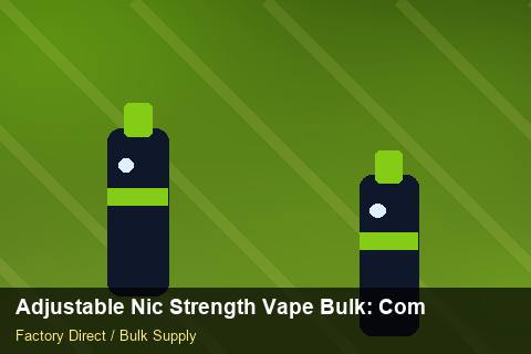 Adjustable Nic Strength Vape Bulk — Adjustable Nic Strength Vape Bulk: Compliance Standards — Labelling Rules photo 1