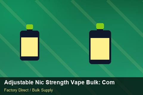 Adjustable Nic Strength Vape Bulk — Adjustable Nic Strength Vape Bulk: Compliance Standards — Labelling Rules photo 2