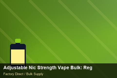 Adjustable Nic Strength Vape Bulk — Adjustable Nic Strength Vape Bulk: Regulatory Update — Labelling Rules photo 1