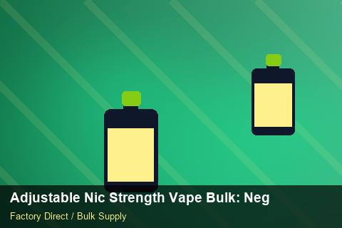 Adjustable Nic Strength Vape Bulk — Adjustable Nic Strength Vape Bulk: Negotiation Tips — Labelling Rules photo 2