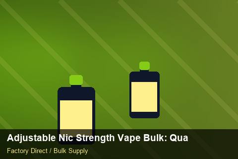 Adjustable Nic Strength Vape Bulk — Adjustable Nic Strength Vape Bulk: Quality Control Process — Labelling Rules photo 2