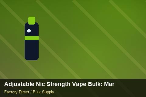 Adjustable Nic Strength Vape Bulk — Adjustable Nic Strength Vape Bulk: Market Comparison — Labelling Rules photo 2