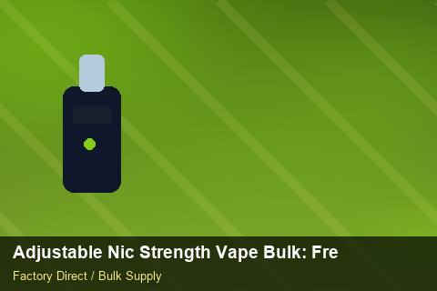 Adjustable Nic Strength Vape Bulk — Adjustable Nic Strength Vape Bulk: Freight Insurance — Labelling Rules photo 2