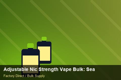 Adjustable Nic Strength Vape Bulk — Adjustable Nic Strength Vape Bulk: Seasonal Planning — Labelling Rules photo 1