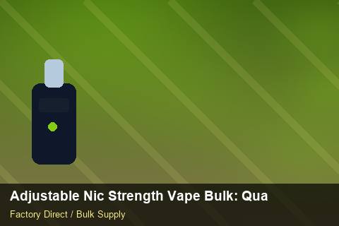 Adjustable Nic Strength Vape Bulk — Adjustable Nic Strength Vape Bulk: Quality Inspection Checklist — Freight Options photo 1
