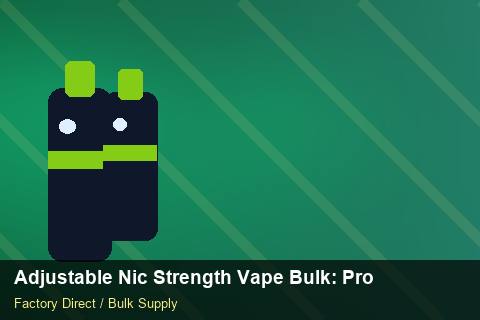 Adjustable Nic Strength Vape Bulk — Adjustable Nic Strength Vape Bulk: Procurement Strategy — Freight Options photo 2