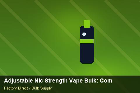 Adjustable Nic Strength Vape Bulk — Adjustable Nic Strength Vape Bulk: Compliance Standards — Freight Options photo 1