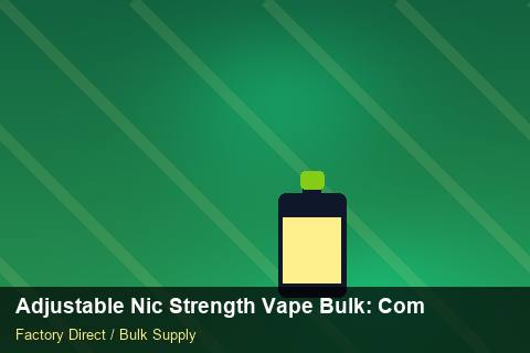 Adjustable Nic Strength Vape Bulk — Adjustable Nic Strength Vape Bulk: Compliance Standards — Freight Options photo 2