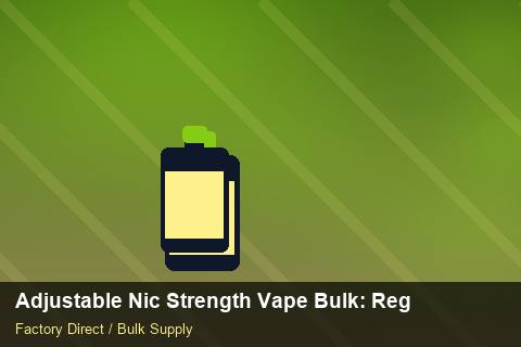 Adjustable Nic Strength Vape Bulk — Adjustable Nic Strength Vape Bulk: Regulatory Update — Freight Options photo 1
