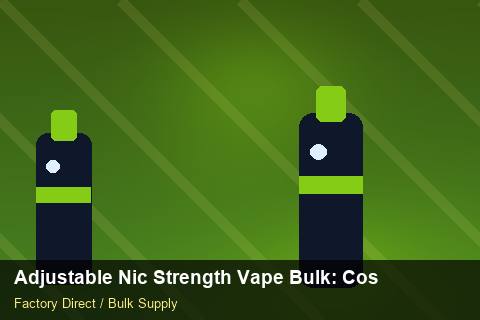 Adjustable Nic Strength Vape Bulk — Adjustable Nic Strength Vape Bulk: Cost Breakdown — Freight Options photo 2