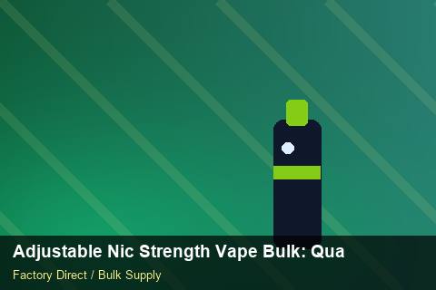 Adjustable Nic Strength Vape Bulk — Adjustable Nic Strength Vape Bulk: Quality Control Process — Freight Options photo 1