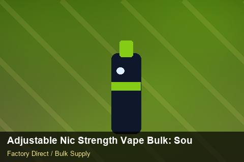Adjustable Nic Strength Vape Bulk — Adjustable Nic Strength Vape Bulk: Sourcing Workflow — Freight Options photo 1