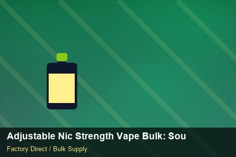 Adjustable Nic Strength Vape Bulk — Adjustable Nic Strength Vape Bulk: Sourcing Workflow — Freight Options photo 2