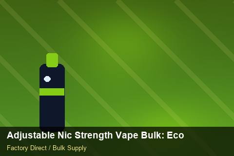 Adjustable Nic Strength Vape Bulk — Adjustable Nic Strength Vape Bulk: Eco-Friendly Materials — Freight Options photo 2