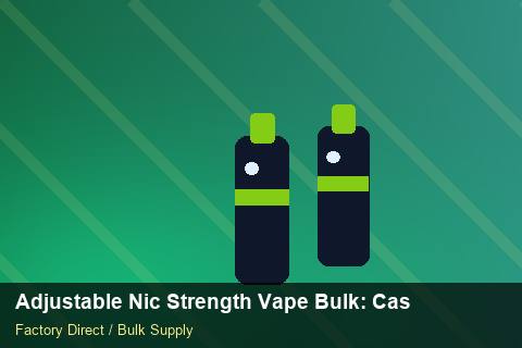 Adjustable Nic Strength Vape Bulk — Adjustable Nic Strength Vape Bulk: Case Studies — Freight Options photo 1