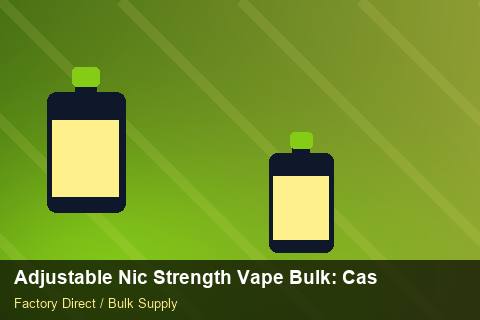 Adjustable Nic Strength Vape Bulk — Adjustable Nic Strength Vape Bulk: Case Studies — Freight Options photo 2