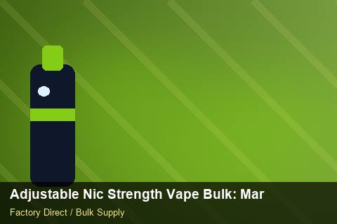 Adjustable Nic Strength Vape Bulk — Adjustable Nic Strength Vape Bulk: Market Comparison — Freight Options photo 2