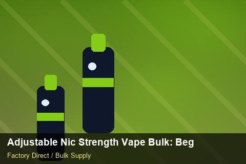 Adjustable Nic Strength Vape Bulk — Adjustable Nic Strength Vape Bulk: Beginner's Guide — Freight Options photo 1