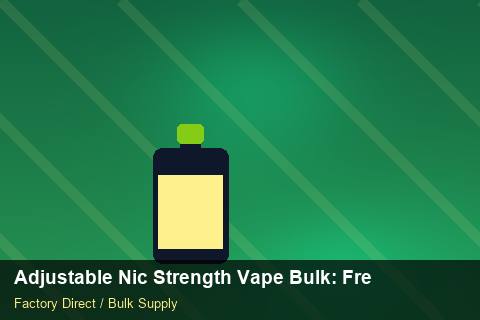 Adjustable Nic Strength Vape Bulk — Adjustable Nic Strength Vape Bulk: Freight Insurance — Freight Options photo 1