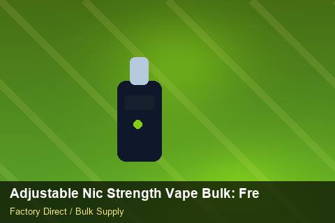 Adjustable Nic Strength Vape Bulk — Adjustable Nic Strength Vape Bulk: Freight Insurance — Freight Options photo 2