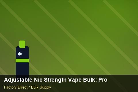 Adjustable Nic Strength Vape Bulk — Adjustable Nic Strength Vape Bulk: Product Launch Playbook — Freight Options photo 2